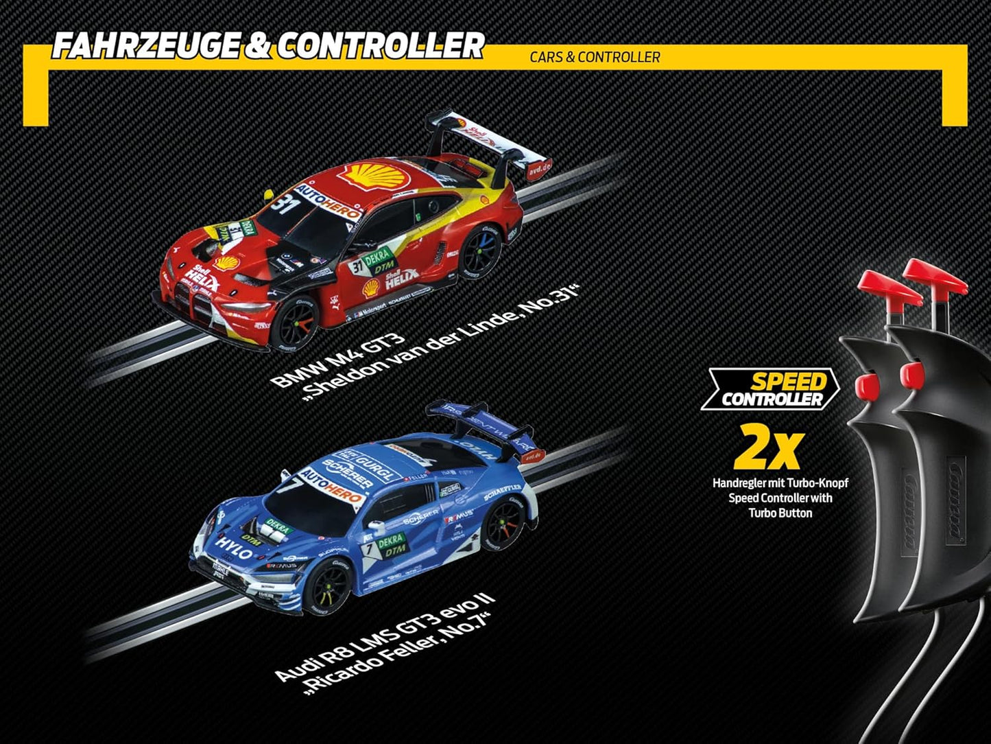 Carrera - 20062561 - DHigh Speed Carrera I Digitale Rennbahn I Fahre das Rennauto des 2022er Champions I 63 Meter Strecke mit Rundenzähler und Turbo-Boost I Originalgetreue Fahrzeuge Maßstab 1:43
