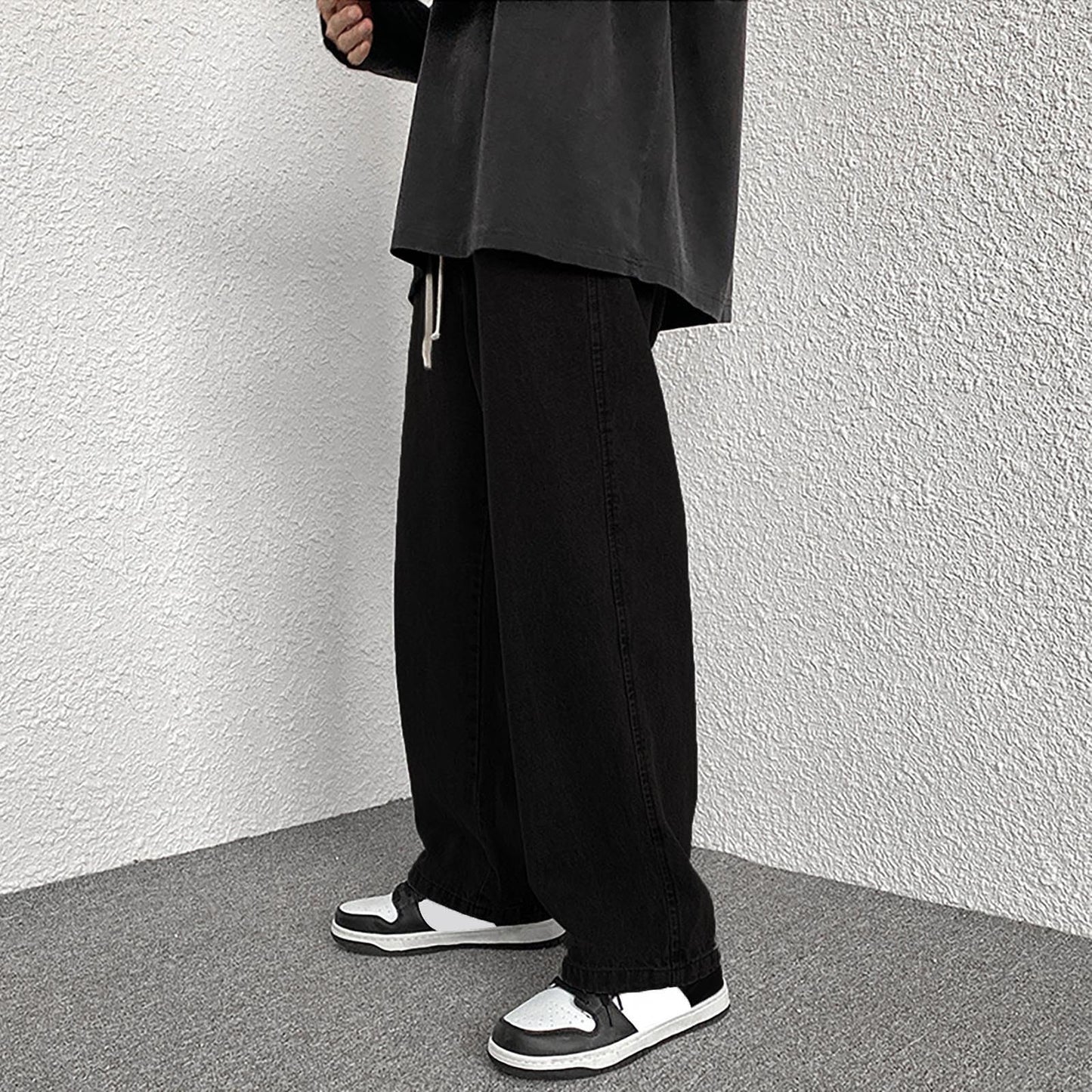 Men’s Baggy Y2K Vintage Jeans – Loose Fit Skateboard Streetwear Denim Pants