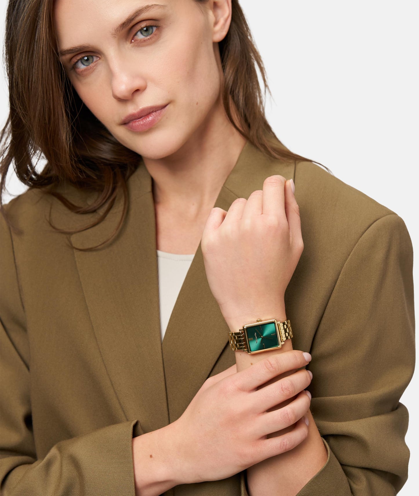 Tamaris ladies analogue wristwatch with quartz movement made of stainless steel with stainless steel bracelet