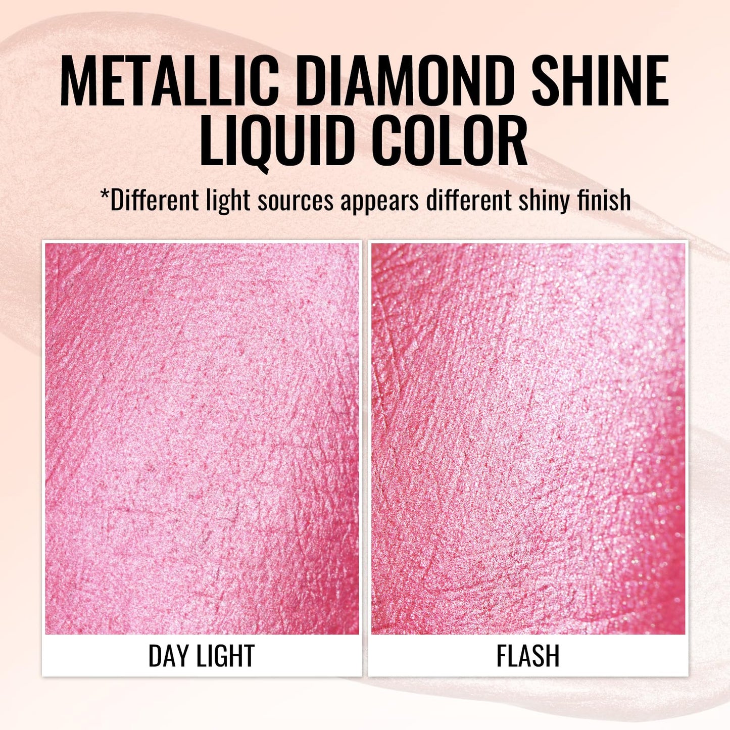 Oulac Metallic Glitter 2-in-1 Lipstick Eyeshadow Long-Lasting Waterproof High-Pigment