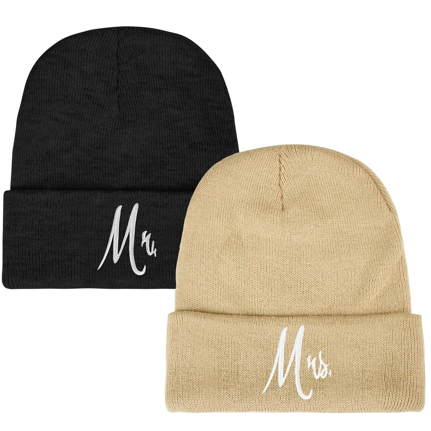 ZOORON 1&2 Pack Beanie for Men Women Slouchy Beanie Hats Winter Knit Caps Soft Ski Hat Unisex