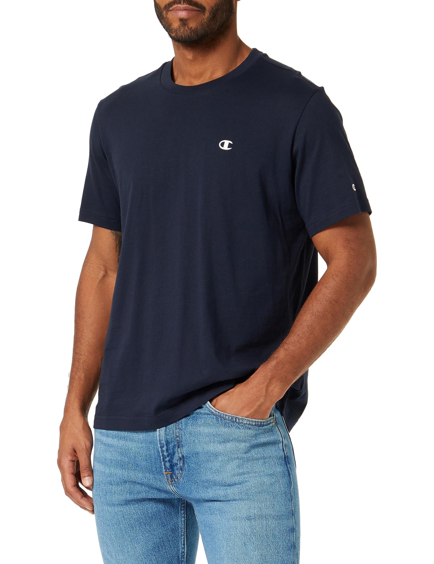 Champion Men's Legacy Basics Crewneck T-Shirt – Comfort Meets Iconic Style