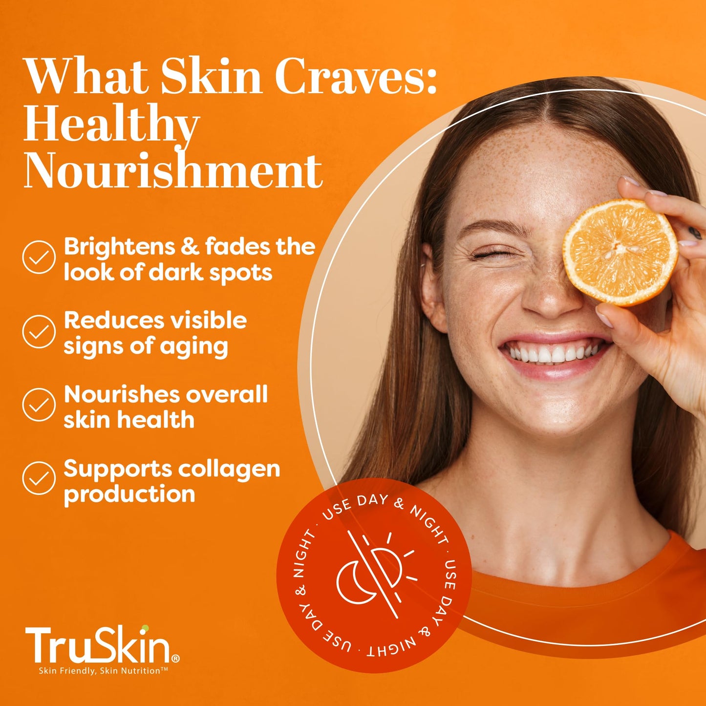 TruSkin Vitamin C Serum Brightening & Anti-Aging Skincare