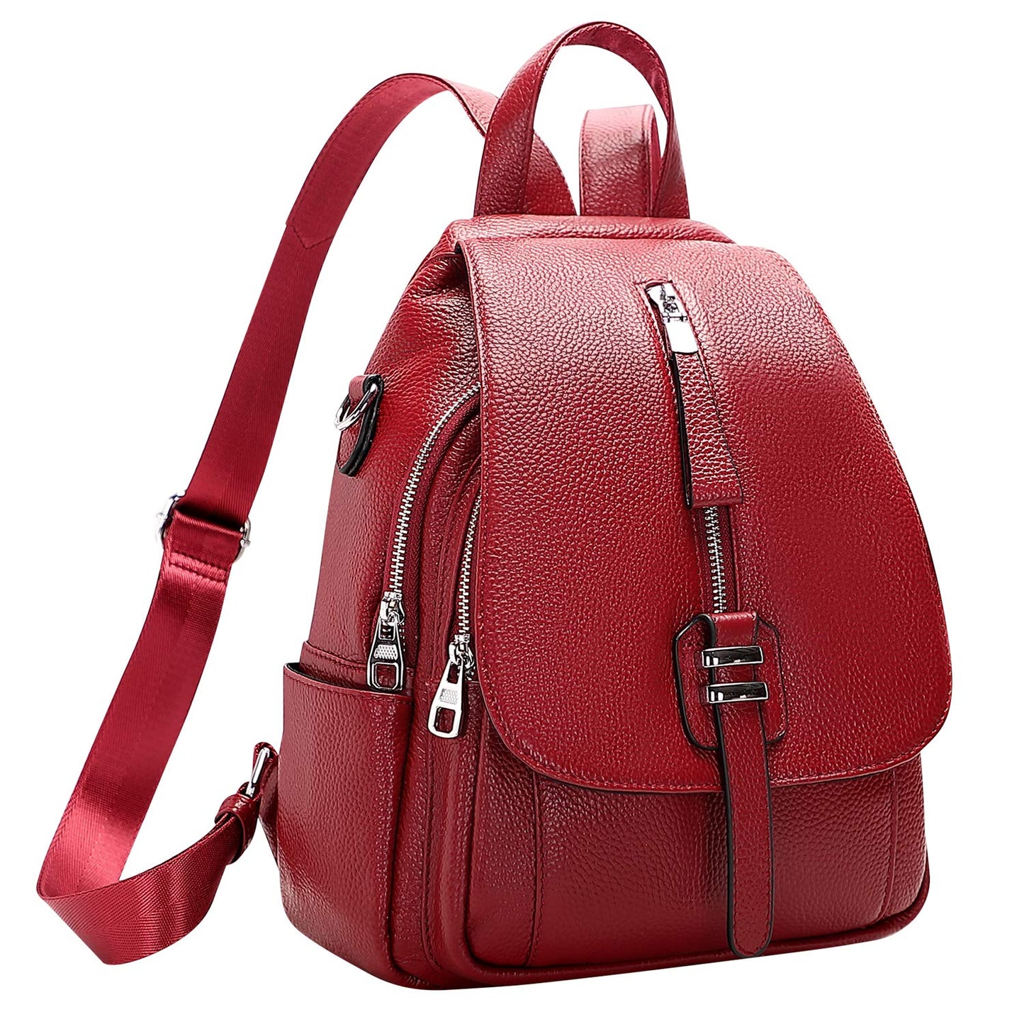ALTOSY Genuine Leather Backpack Purse for Women
