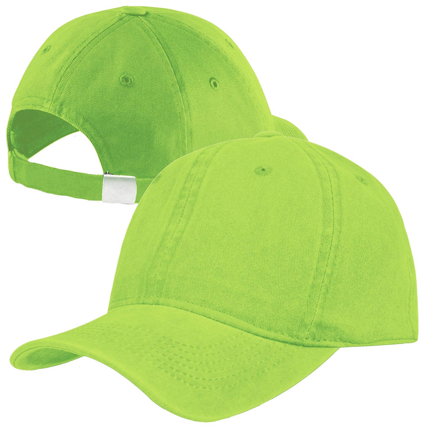 Herren Baseball Cap Kappe Baseball Cap Mütze Hut 100% Baumwolle Schirmkappe 6P