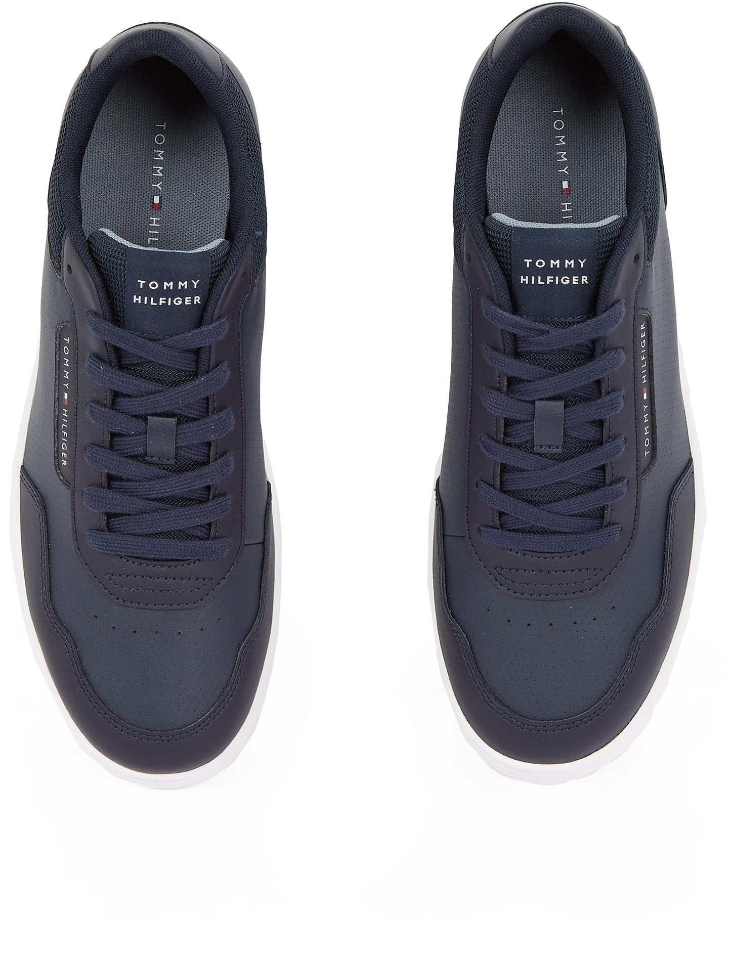 TOMMY HILFIGER Men’s Leather Low Top Sneakers