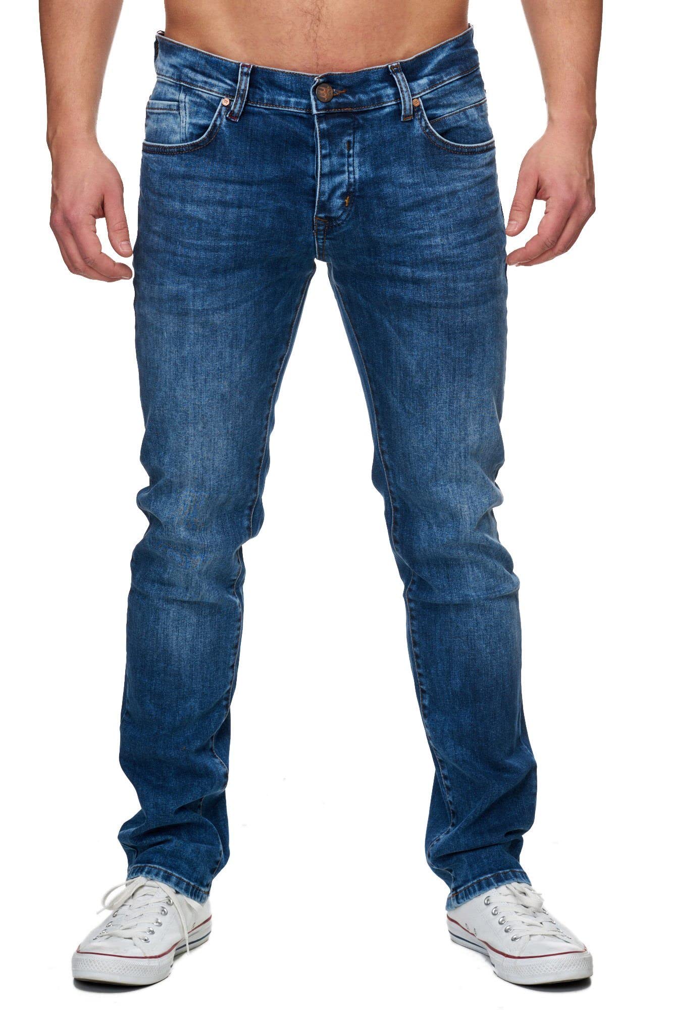 Tazzio Men’s Slim Fit Stretch Jeans