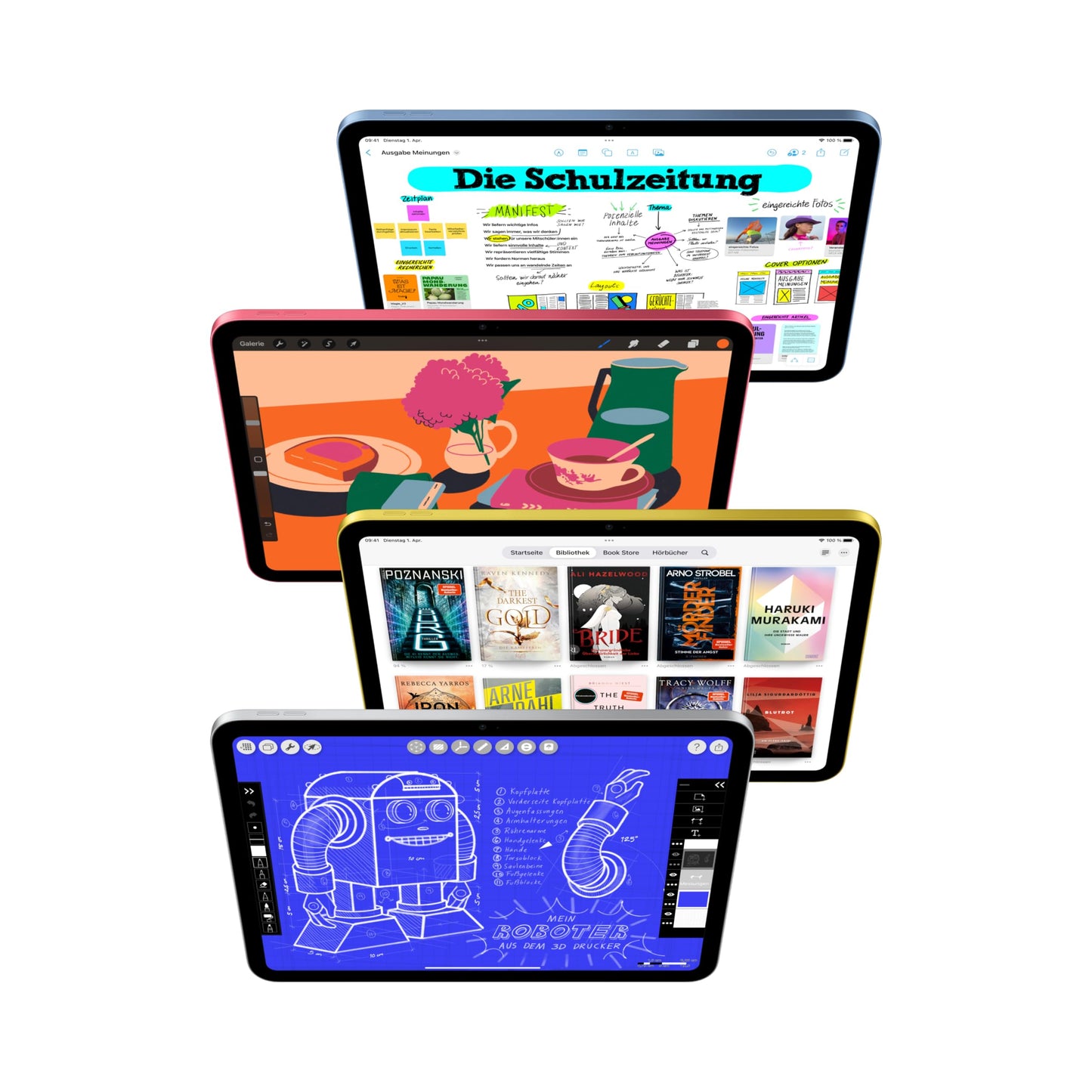 Apple iPad (11-inch) - A16 Chip, Liquid Retina Display, Wi-Fi 6, Touch ID, All-Day Battery