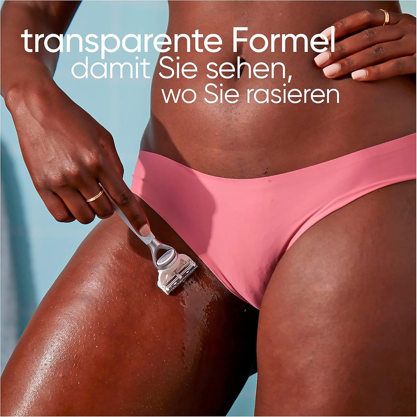 Gillette Venus Gillette Satin Care Intimpflege Damen Rasiergel und Reinigungsgel (190 ml) 2-in-1 für den Intimbereich