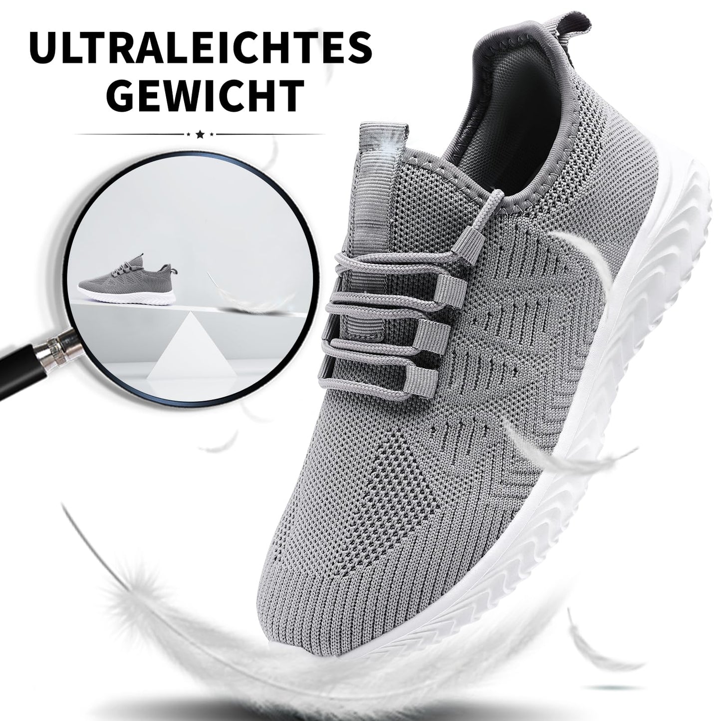 QIJGS Men’s Shoes – Slip-On Sports Sneakers