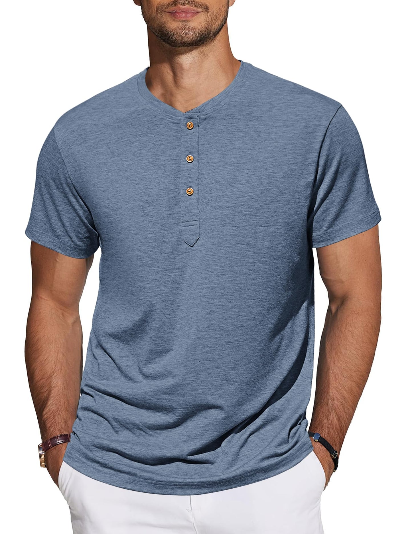 TARAINYA Men's Henley T-Shirt