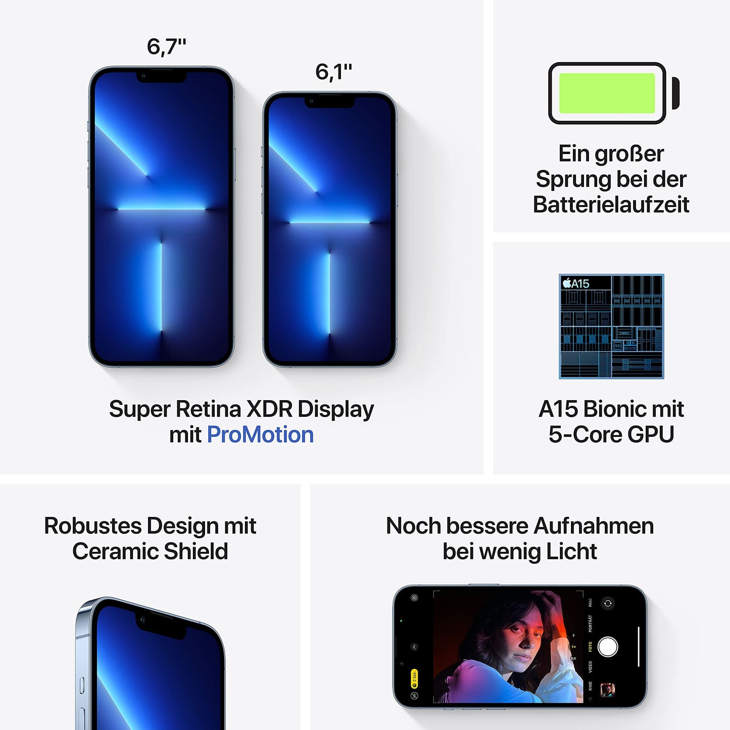 Apple iPhone 13 Pro Max - 6.7" Super Retina XDR - A15 Bionic