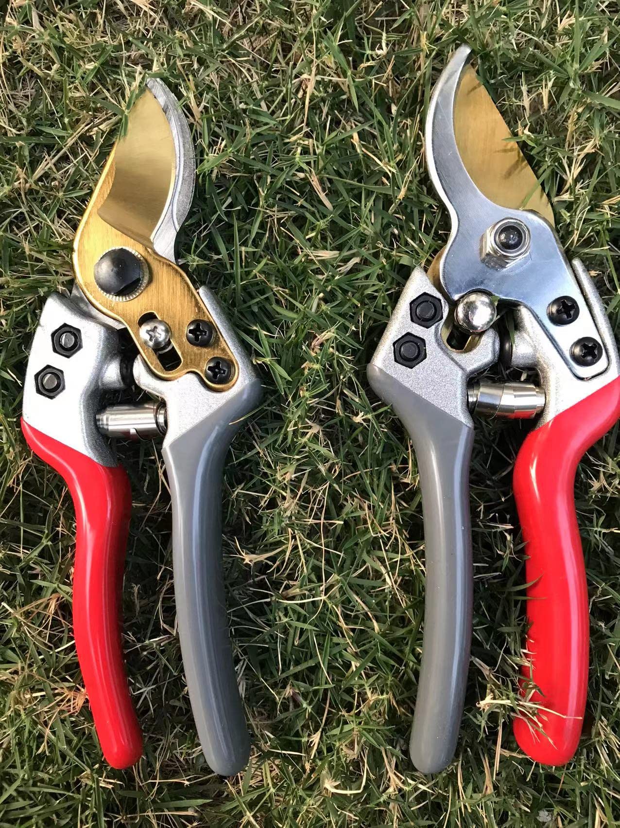 Horsvill Gartenschere, Gartenschere für die Gartenarbeit Heavy Duty, Japanische Gartenschere mit SK4-Stahl, Gartenschere für den Außenbereich, Bypass-Gartenschere, Heckenschere, Baumtrimmer (Grün)