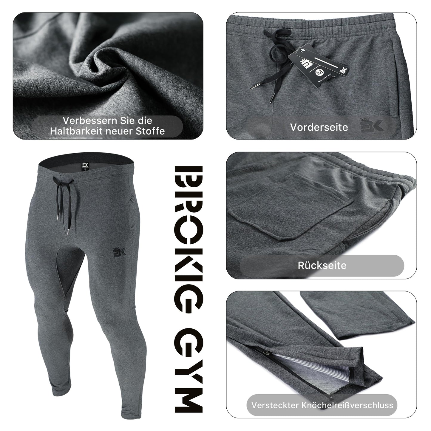 BROKIG Men’s Gym Sport Pants