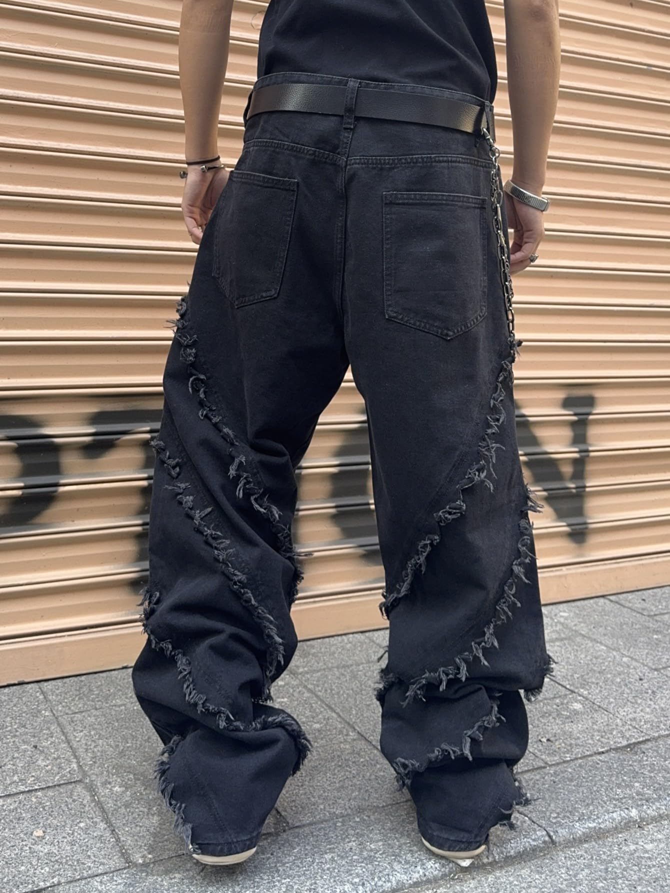 Zewool Men’s Baggy Jeans Y2K Hip Hop Skater Jeans