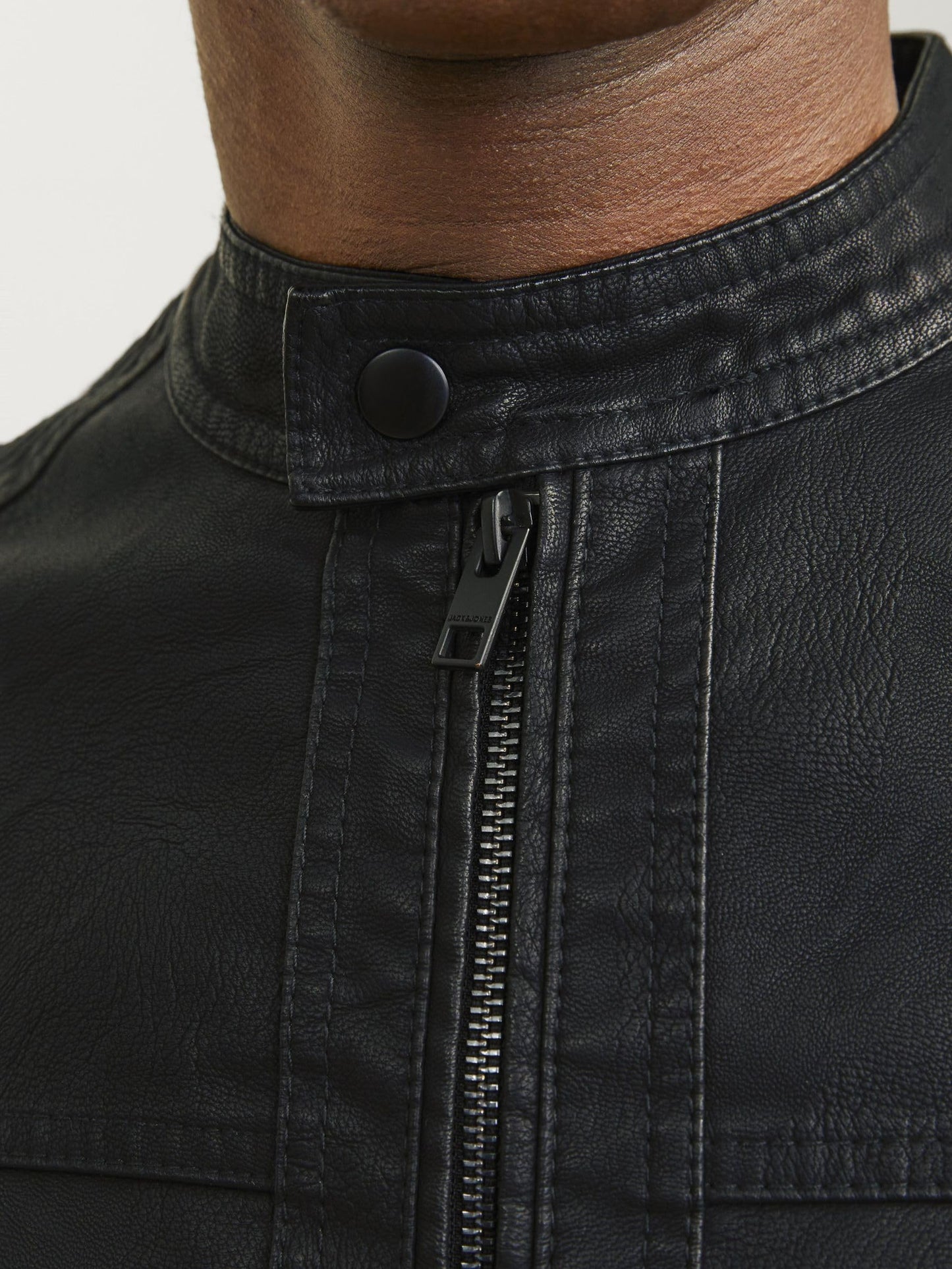 JACK & JONES Men's Faux Leather Jacket