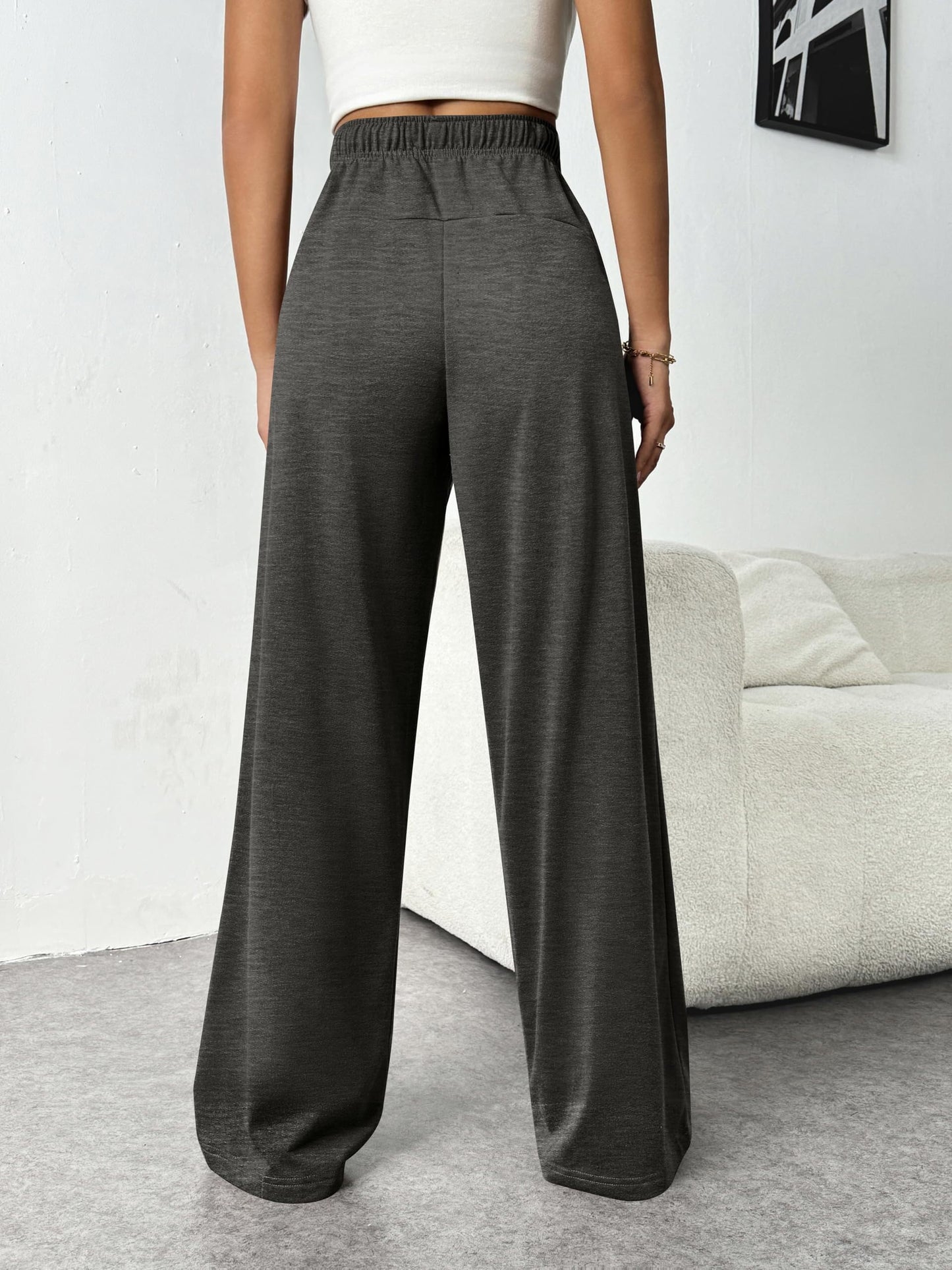 PINSPARK Women’s Jogger Pants – High-Waist Baggy Sweatpants