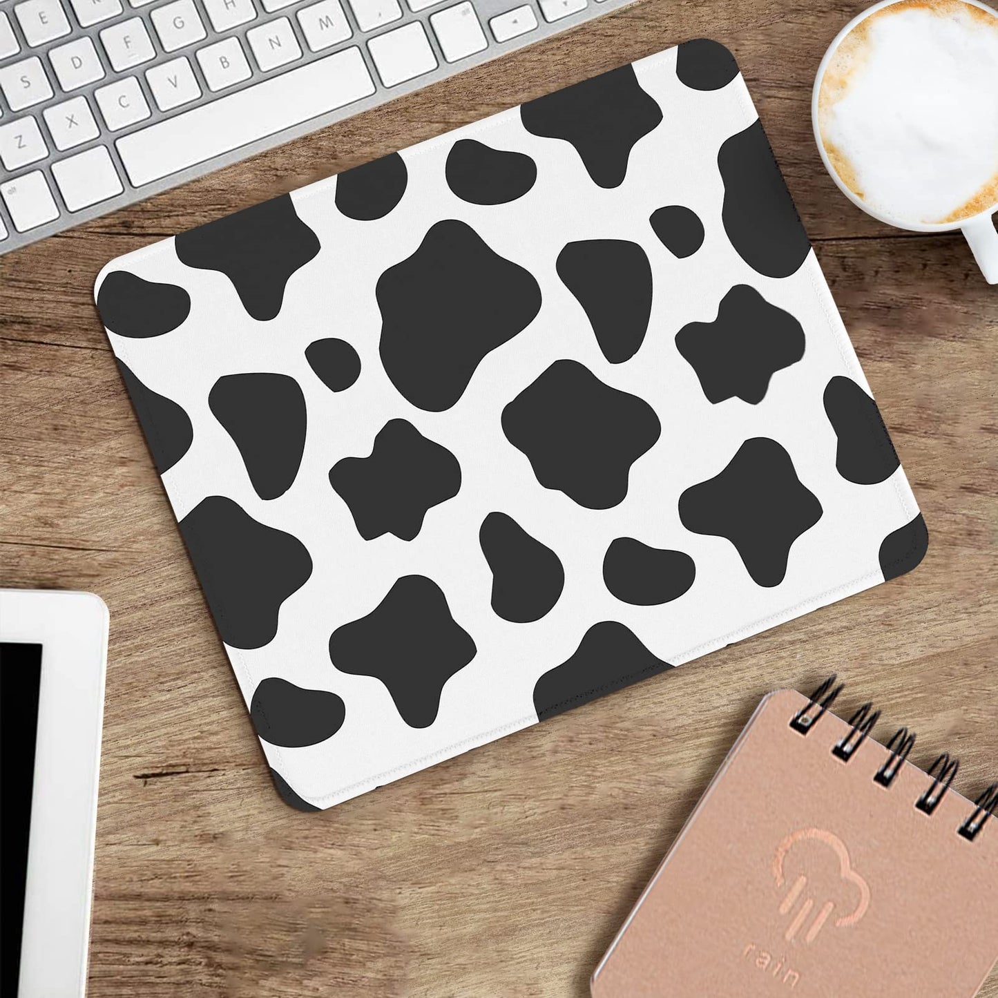 Ksriylm Mauspad,Quadratisches Niedliches Schwarzer Panther Mouse Pad,für Büro und Zuhause,Mousepad mit Motiv,wasserdichtes Mousepad,rutschfeste Gummiunterseite,Computer-Mauspads für kabellose Maus
