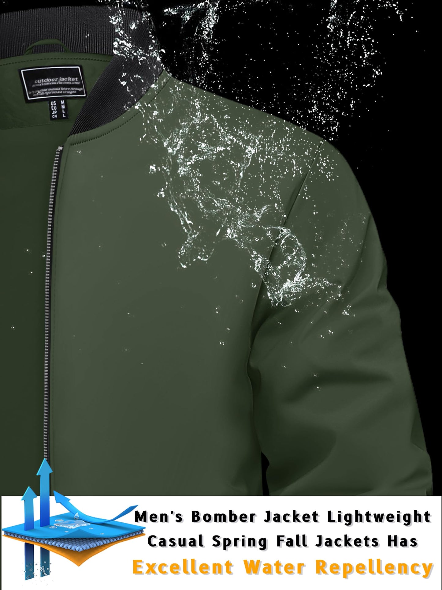 TACVASEN Men’s Bomber Jacket