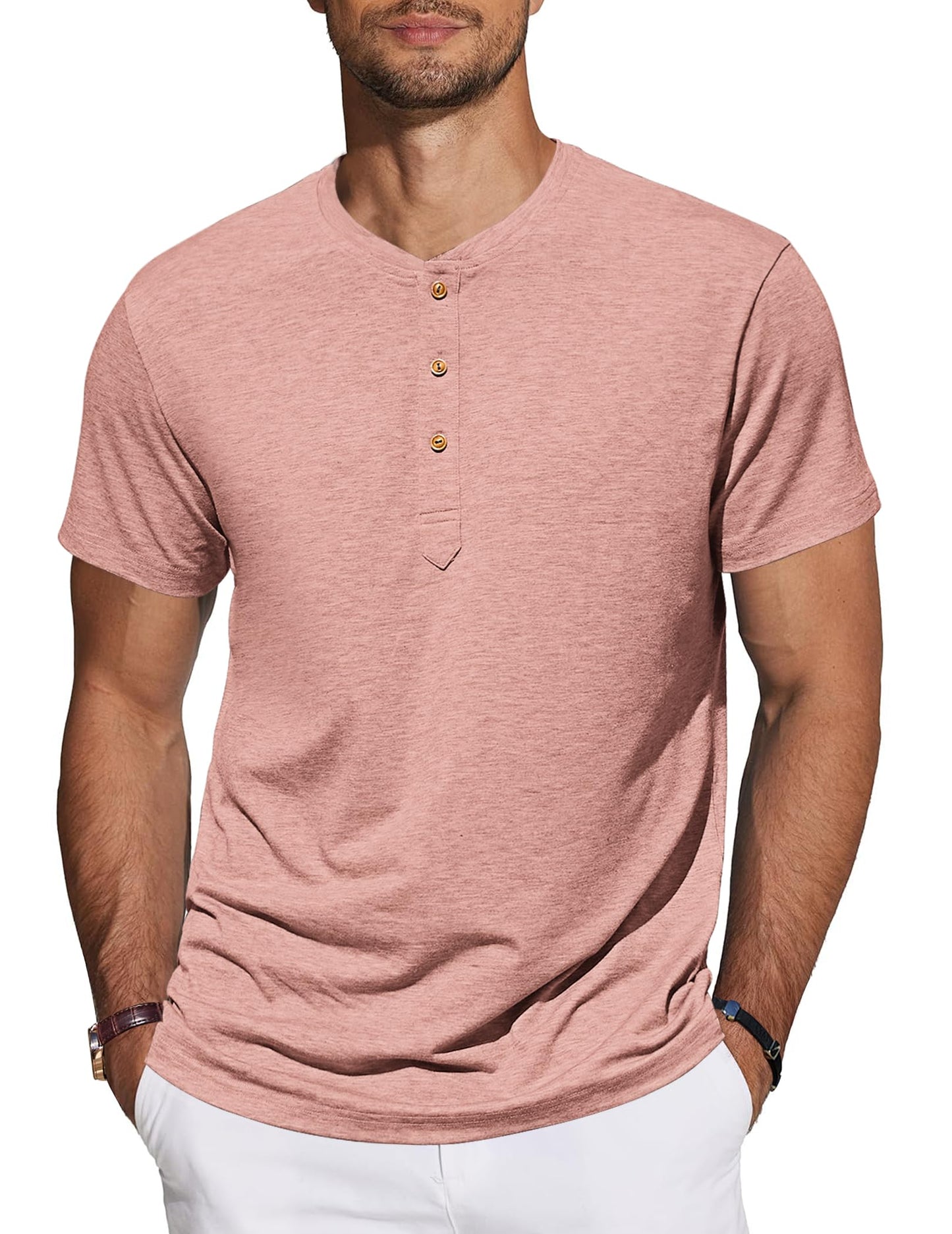 TARAINYA Men's Henley T-Shirt