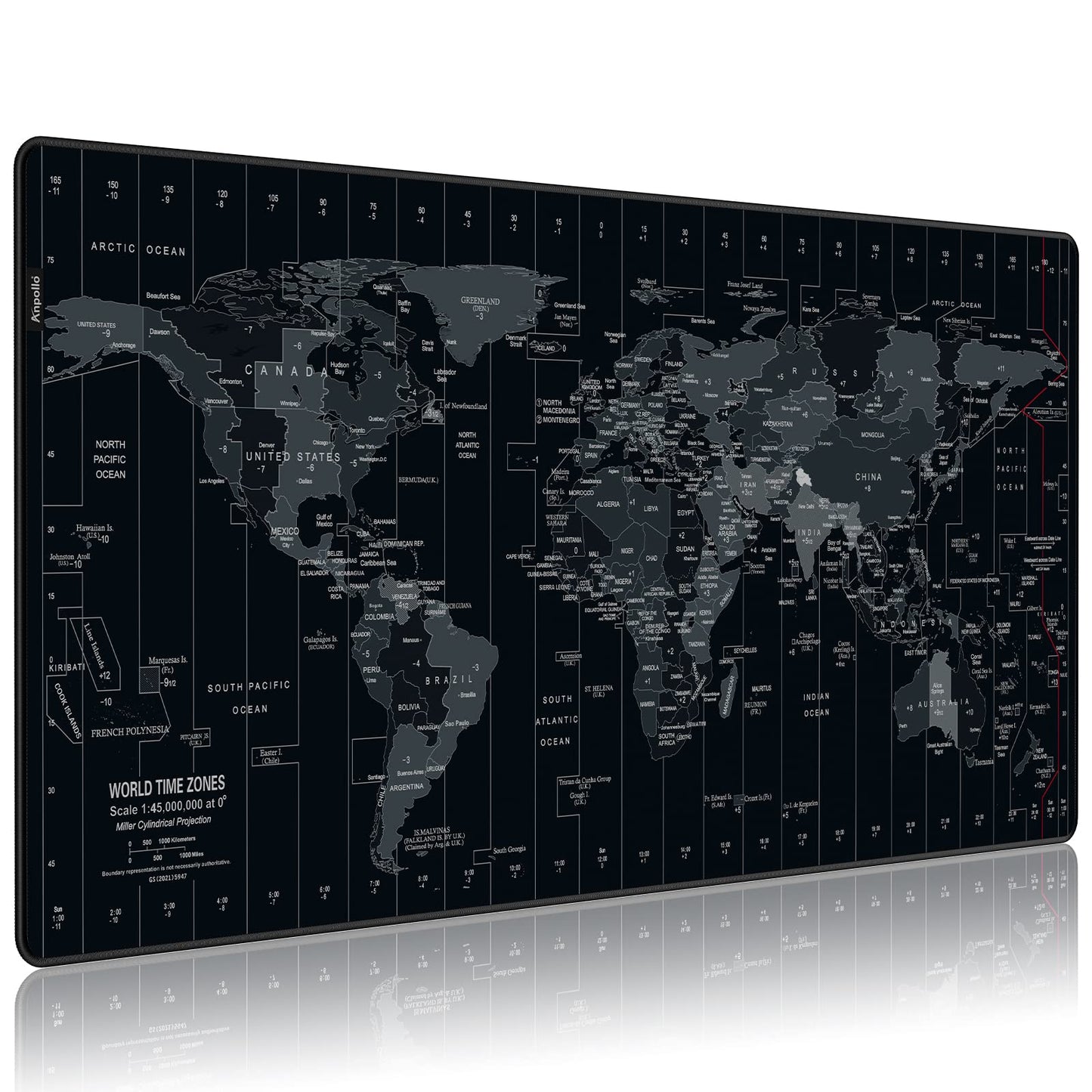 Anpollo Gaming Mouse Mat XXL 900 x 400 x 3 mm Non-Slip Desk Mat Table Mat Multifunctional Office Mouse Mat, Type 1