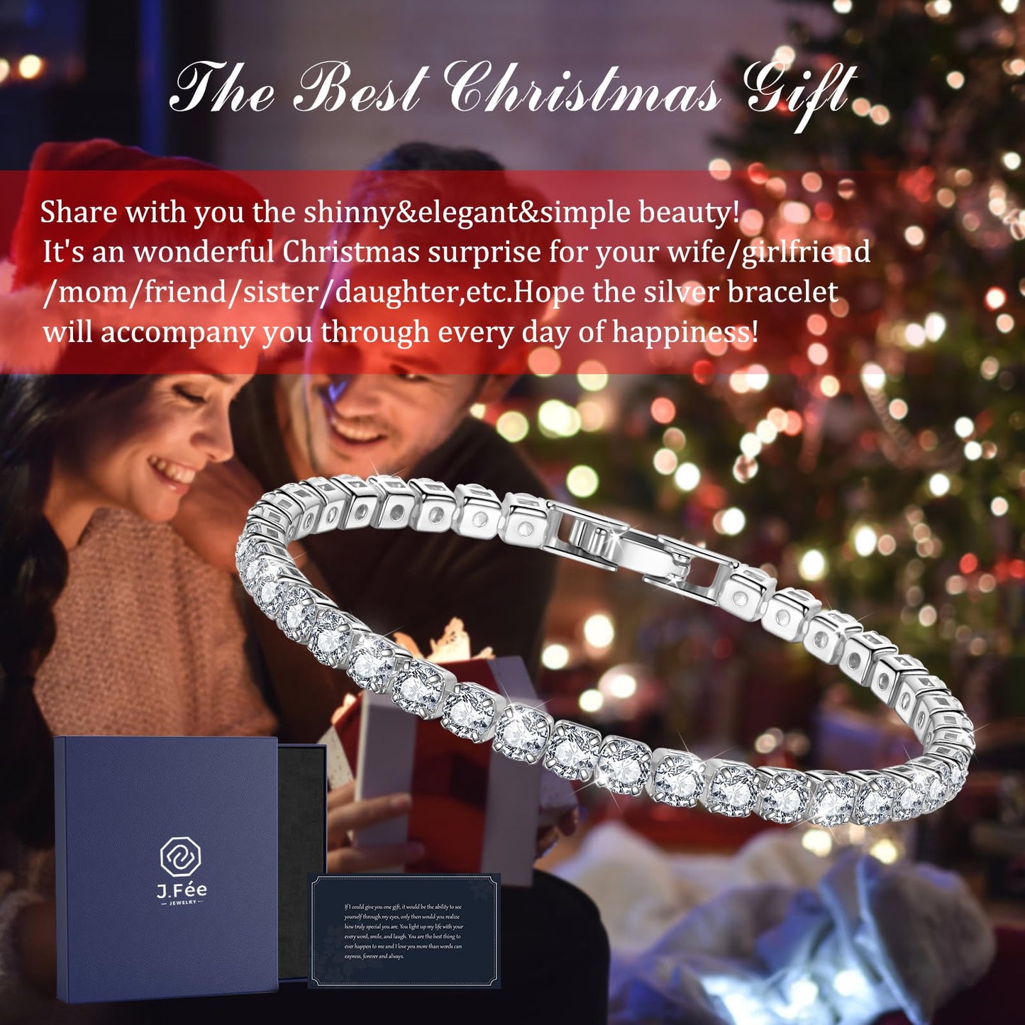 Fée 5A Zirconia Tennis Bracelet for Women
