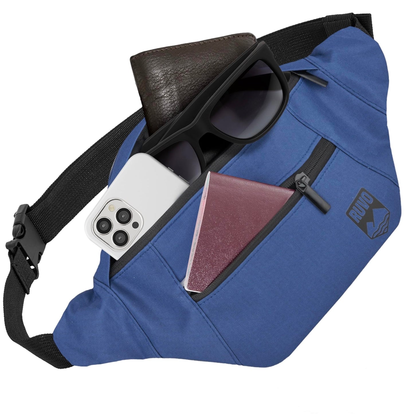 RUVO Waist Bag – Stylish & Spacious Unisex Hip Bag for Every Activity