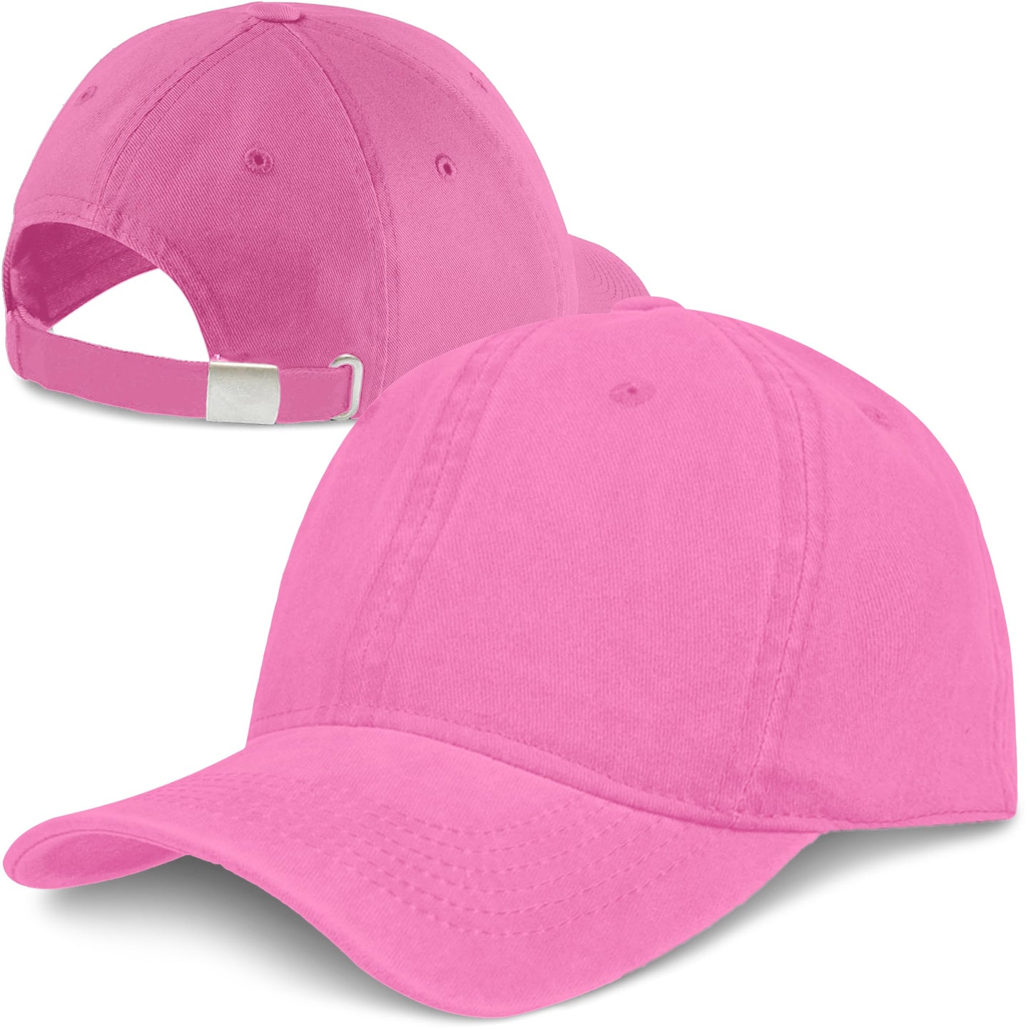 Herren Baseball Cap Kappe Baseball Cap Mütze Hut 100% Baumwolle Schirmkappe 6P