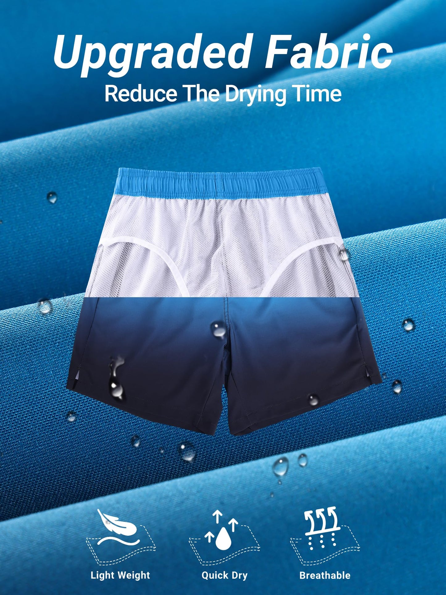 Arcweg Men’s Ultralight Swim Shorts – Quick-Dry & Breathable Swim Trunks