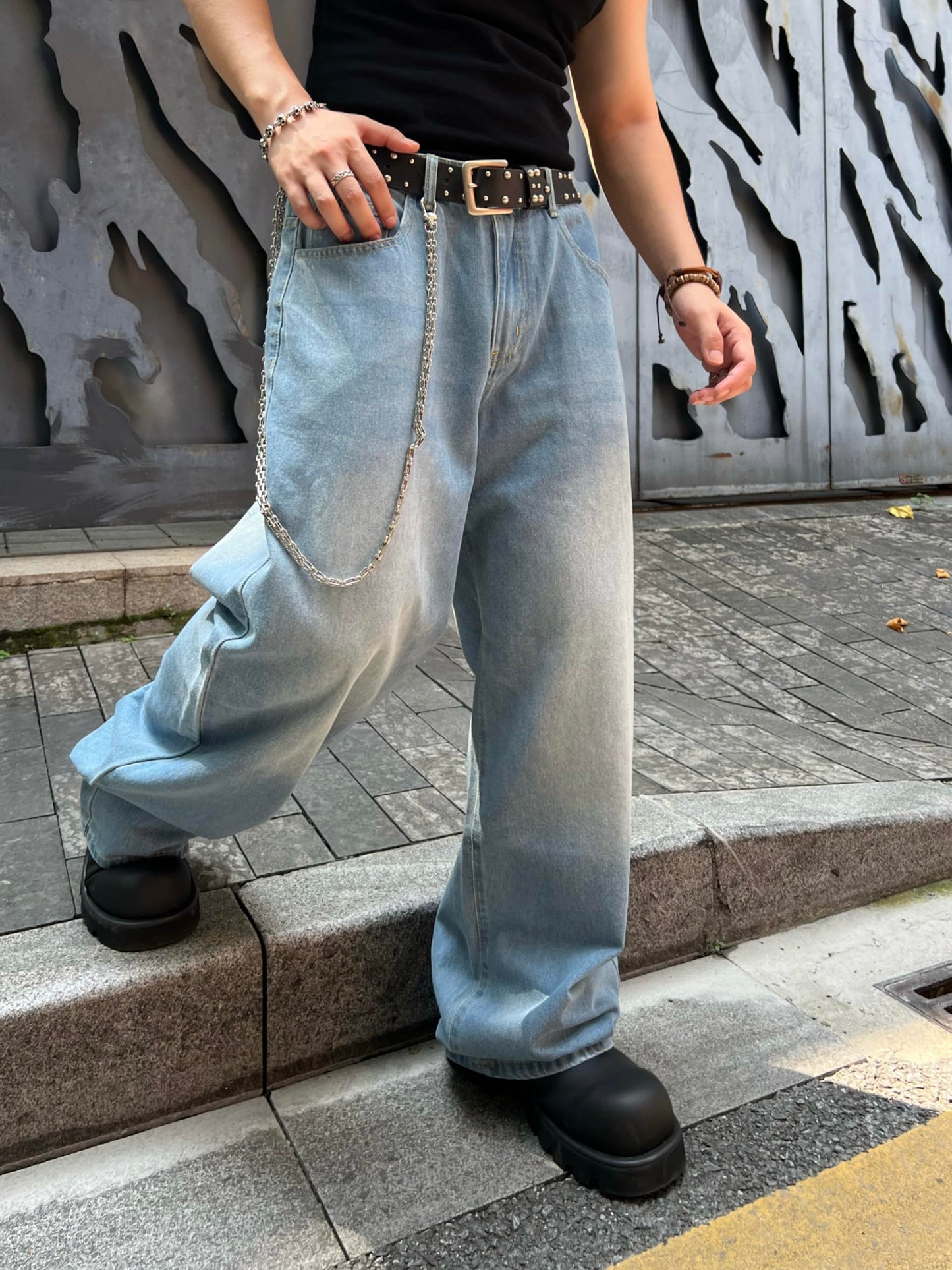Zewool Men’s Baggy Hip Hop Jeans