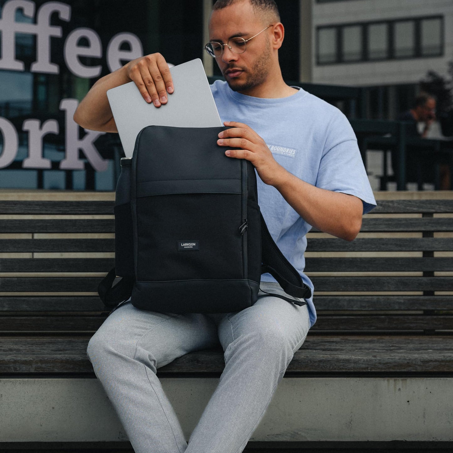 Larkson Niklas Laptop Backpack 16" – Business, Travel & Work Backpack for Men & Women