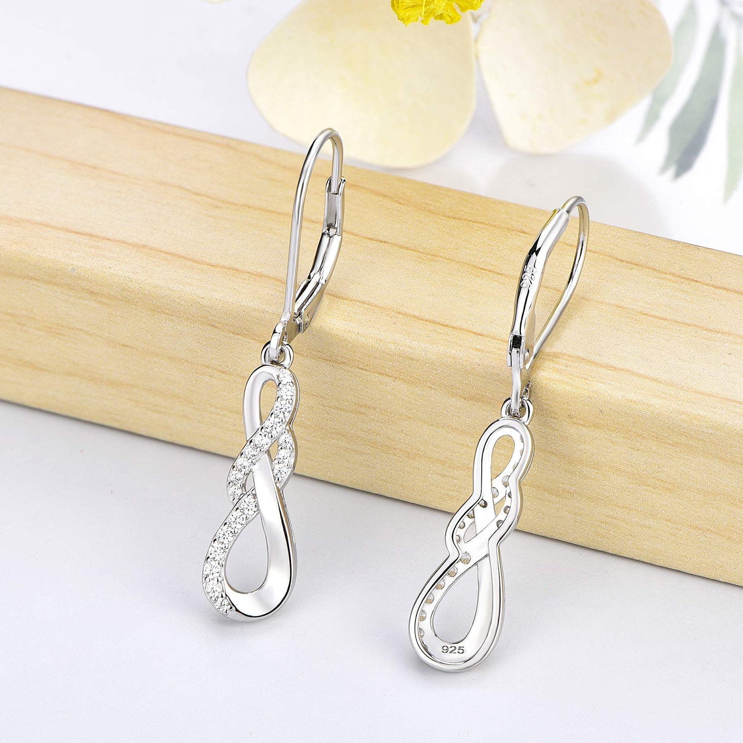 JO WISDOM Infinity Drop Earrings for Women
