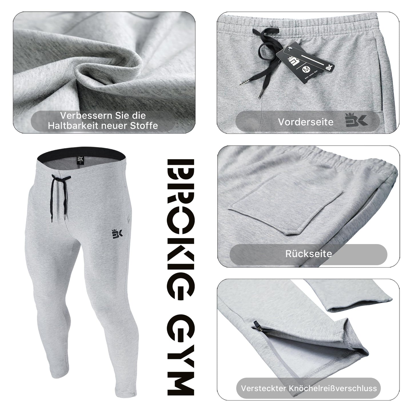 BROKIG Men’s Gym Sport Pants