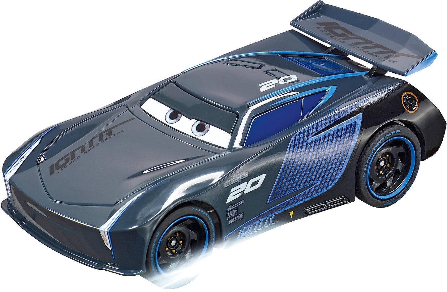 Carrera - 20062477 - Carrera GO!!! Disney Pixar Cars - Neon Nights Rennbahn-Set I Rennbahnen und lizensierte Slotcars | bis zu 2 Spieler | Für Jungs und Mädchen ab 6 Jahren & Erwachsene