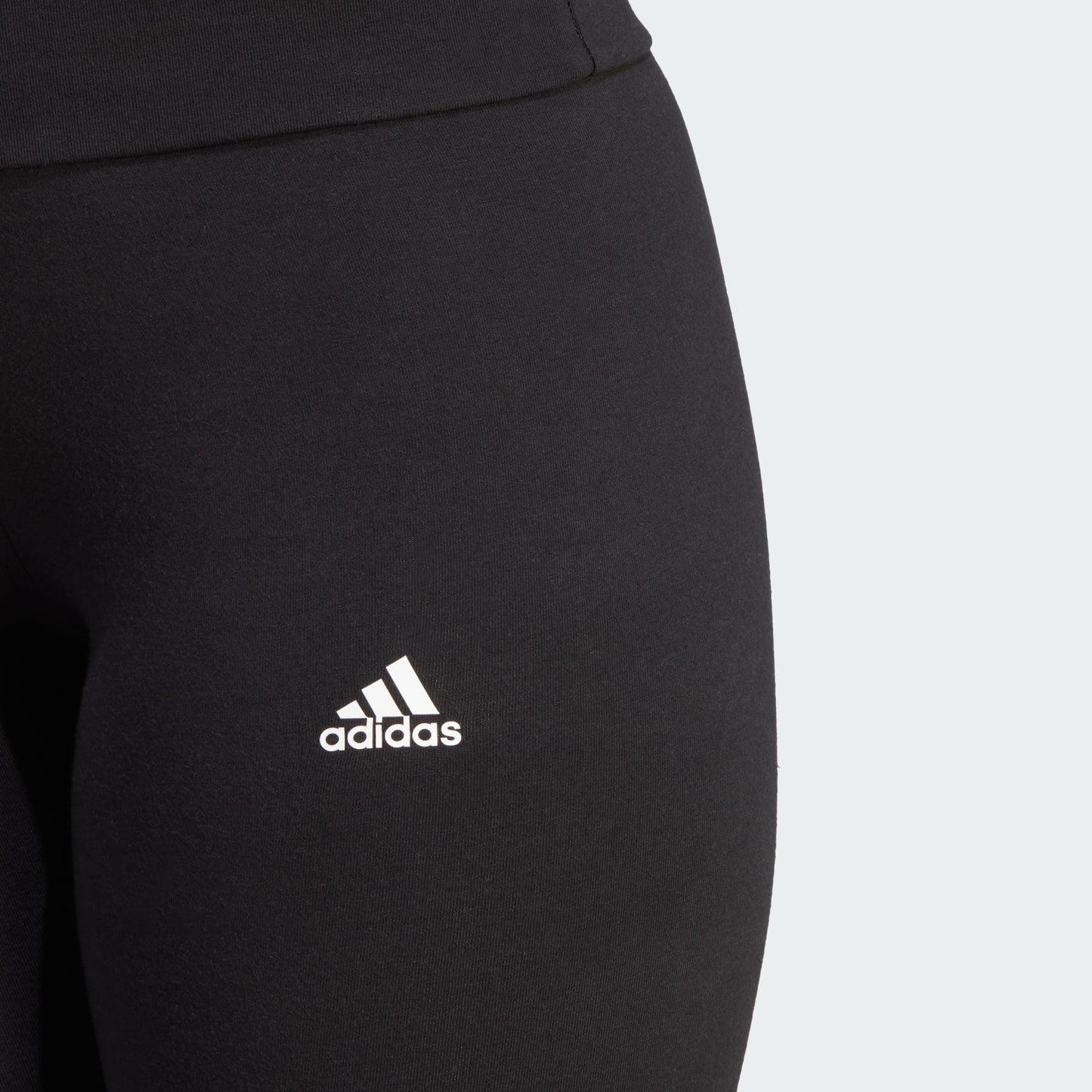 ADIDAS Women’s LIN Leggings – Black/White, High Waist, Comfortable Stretch Fit