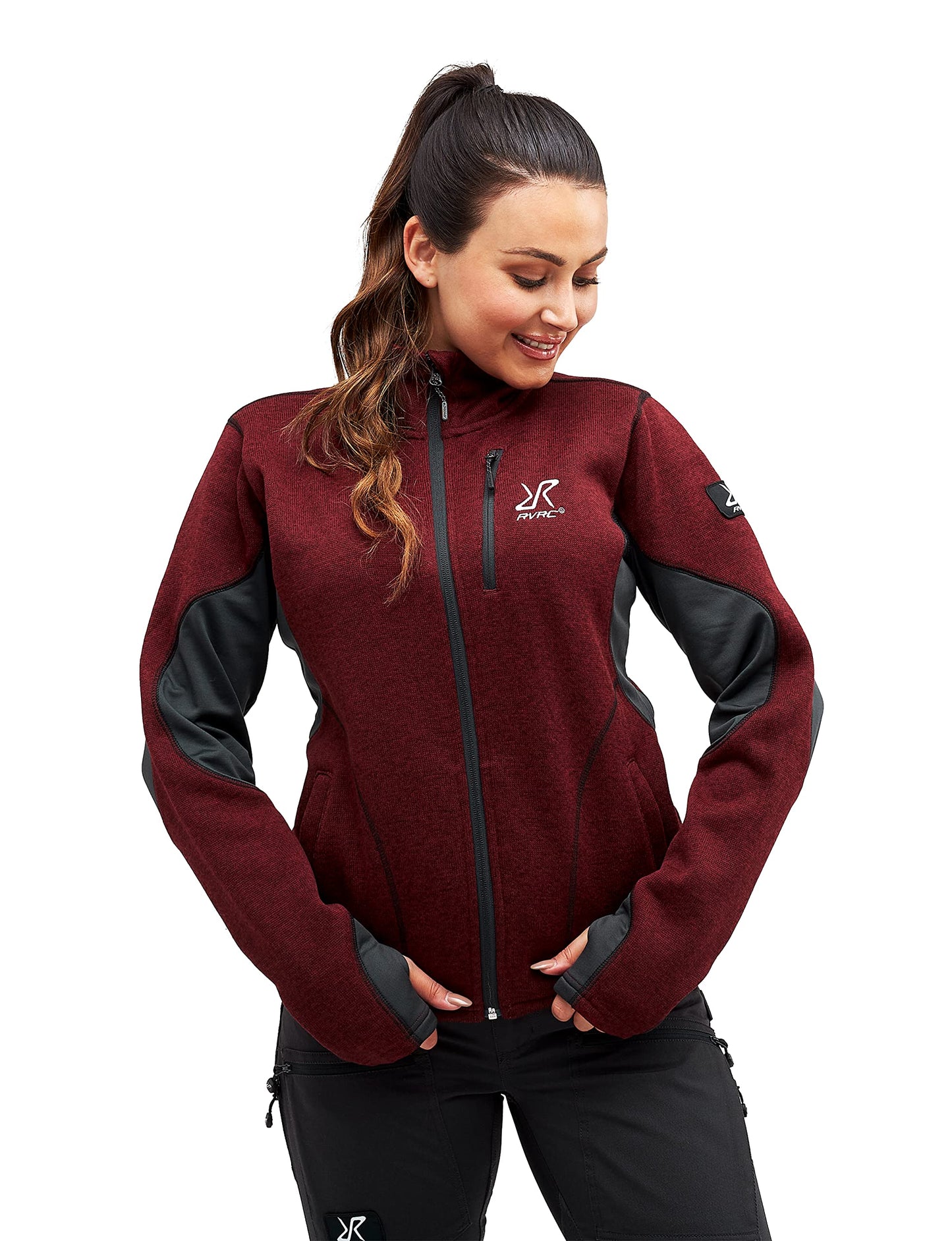 RevolutionRace Women’s Fusion Fleece – Lightweight Outdoor Jacket