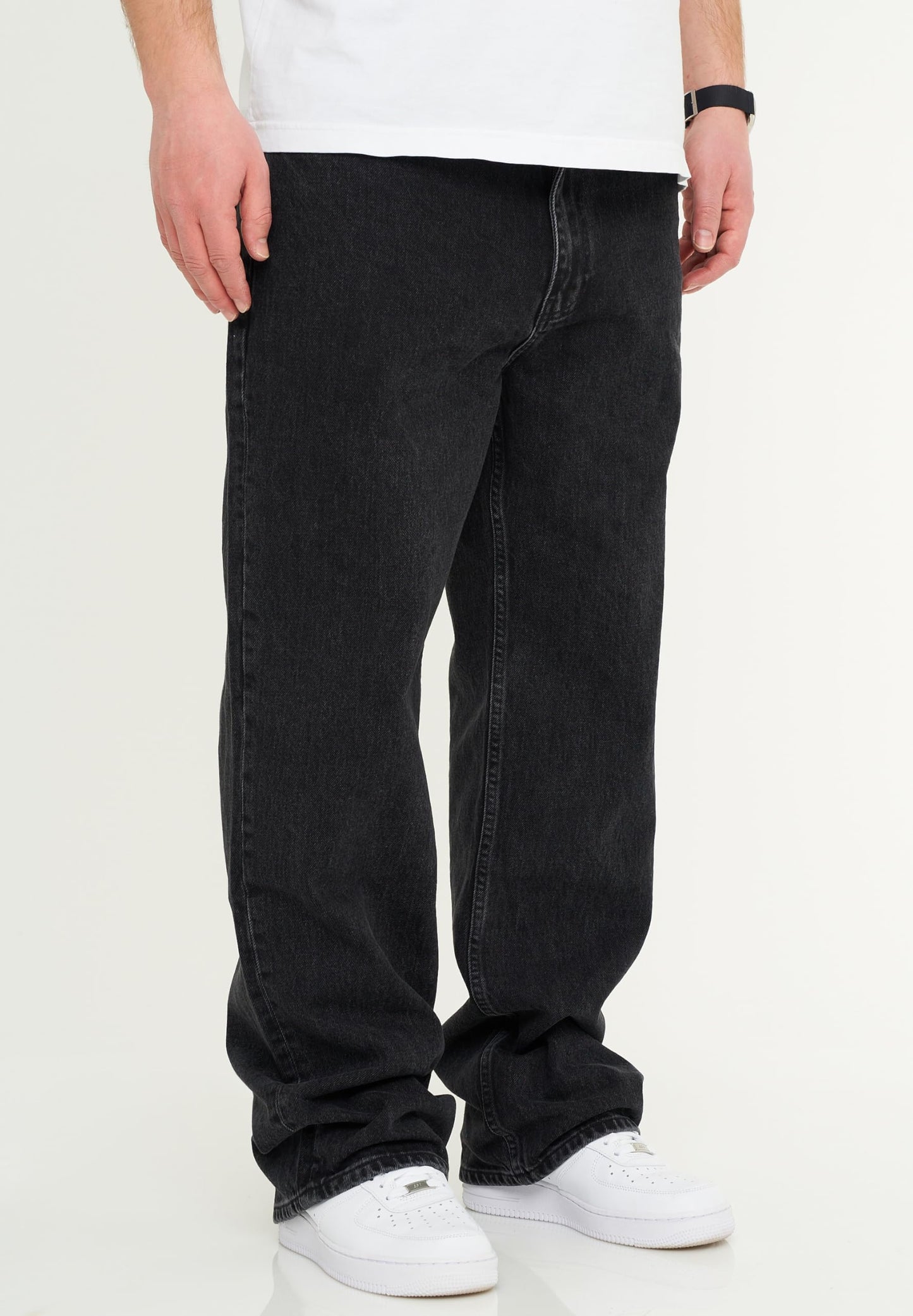 BEHYPE Men’s Loose-Fit Jeans – 100% Cotton Denim Baggy Pants