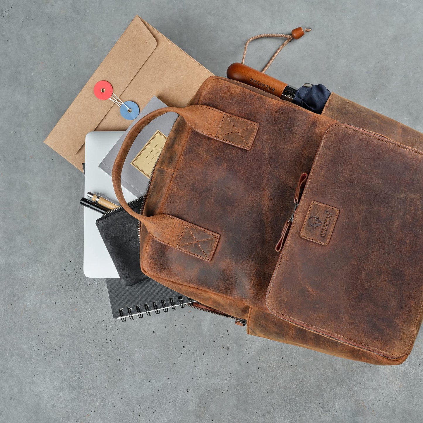 DONBOLSO Amsterdam Leather Backpack