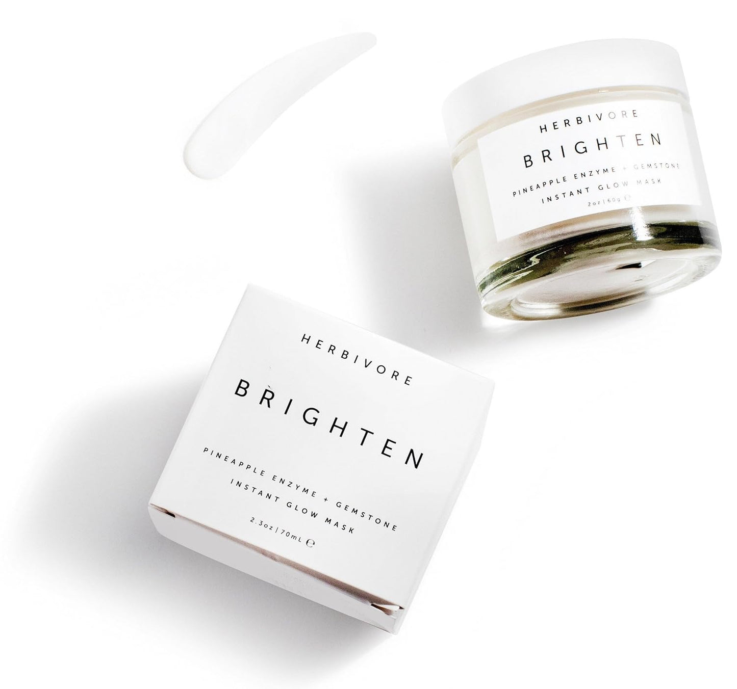 Herbivore Botanicals Brighten Pineapple + Gemstone Mask