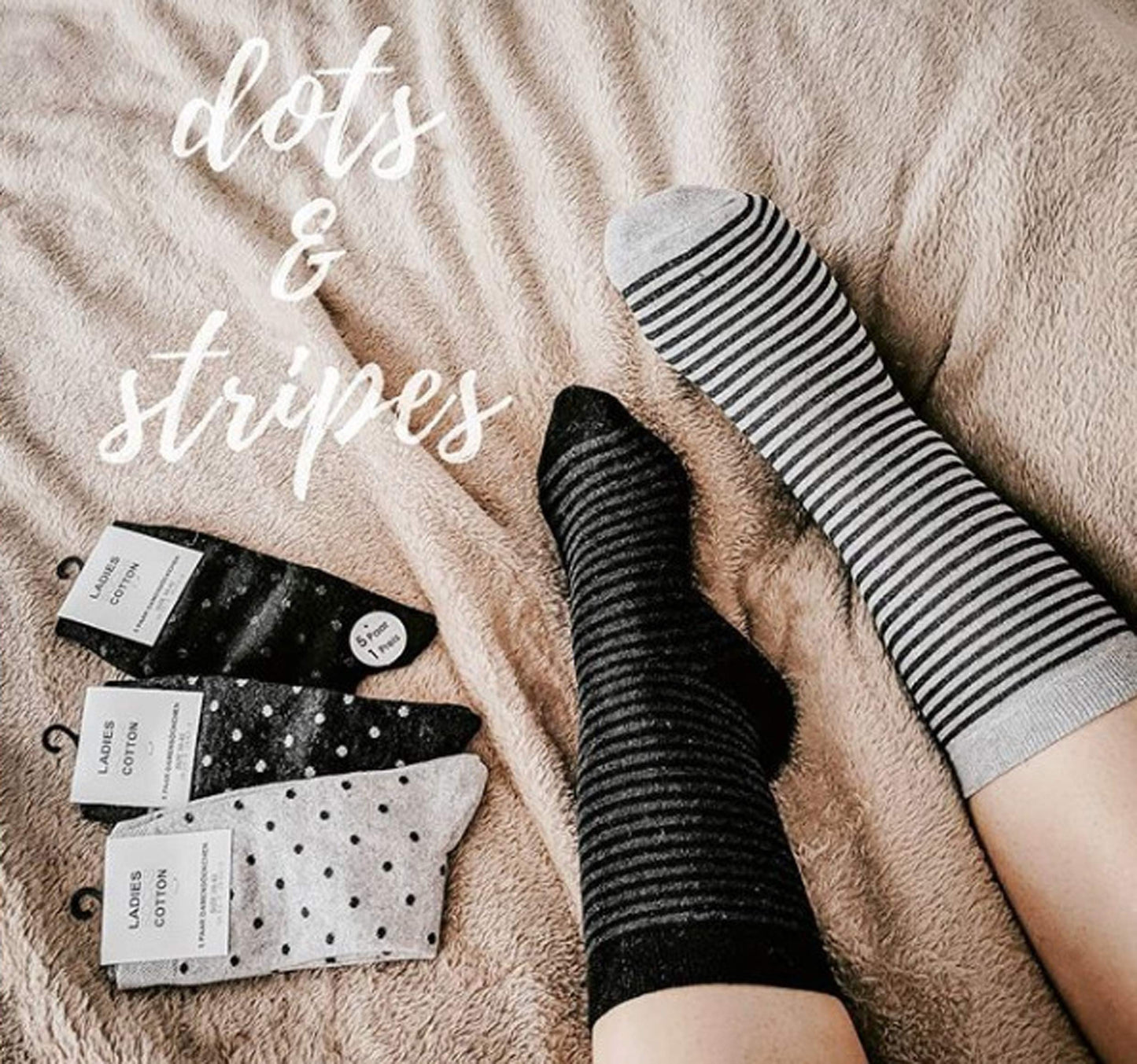 Vincent Creation 10 Pairs Cute Women’s and Girls’ Socks