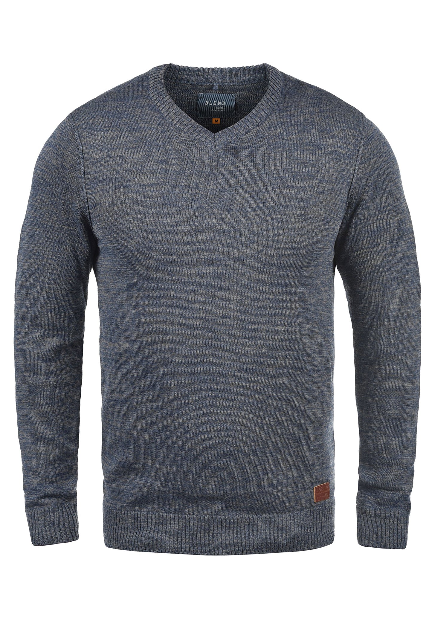Blend BHDansel Men’s Fine Knit V-Neck Sweater – Cotton Blend Pullover