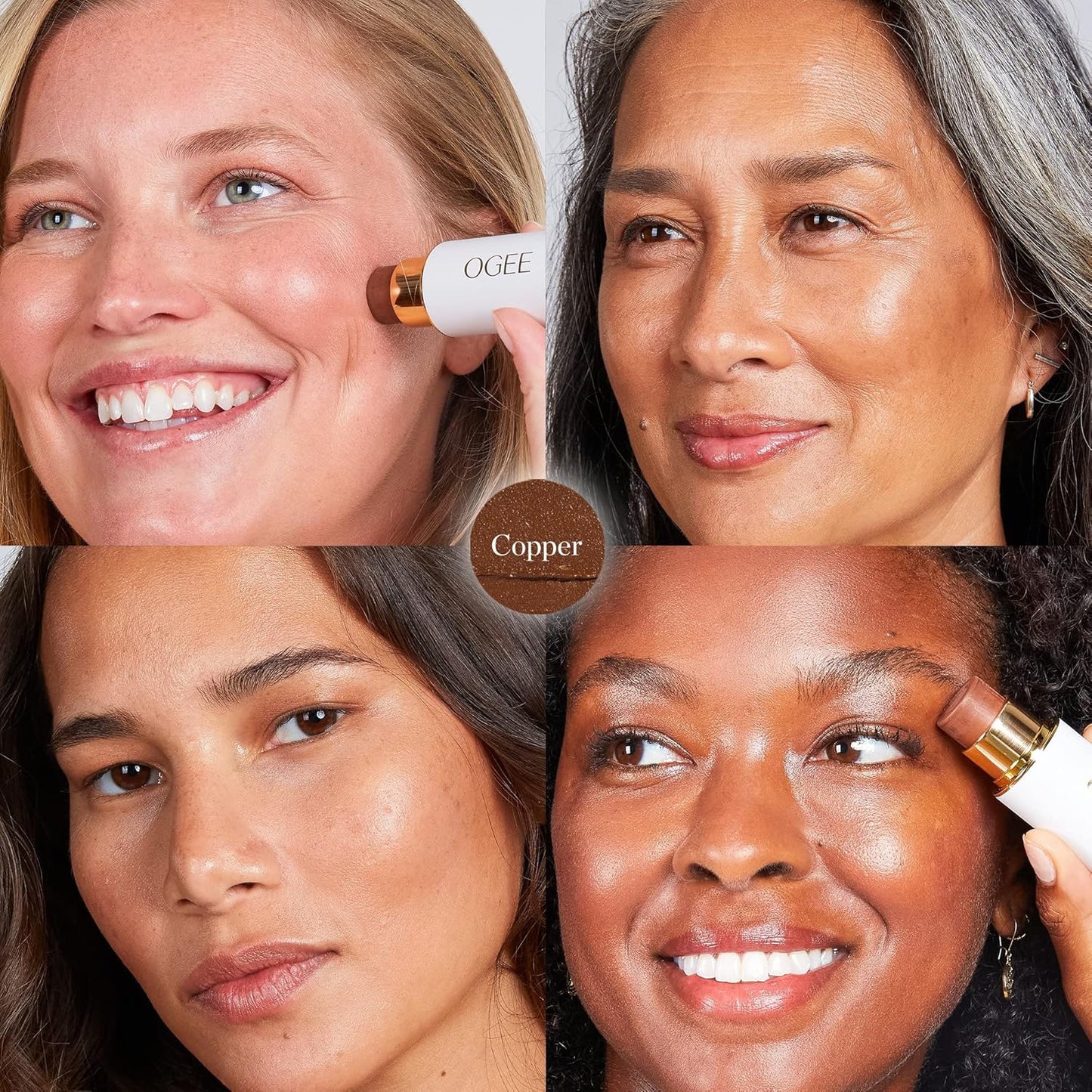 Ogee Sculpted Face Stick Trio – Crystal Contour Collection