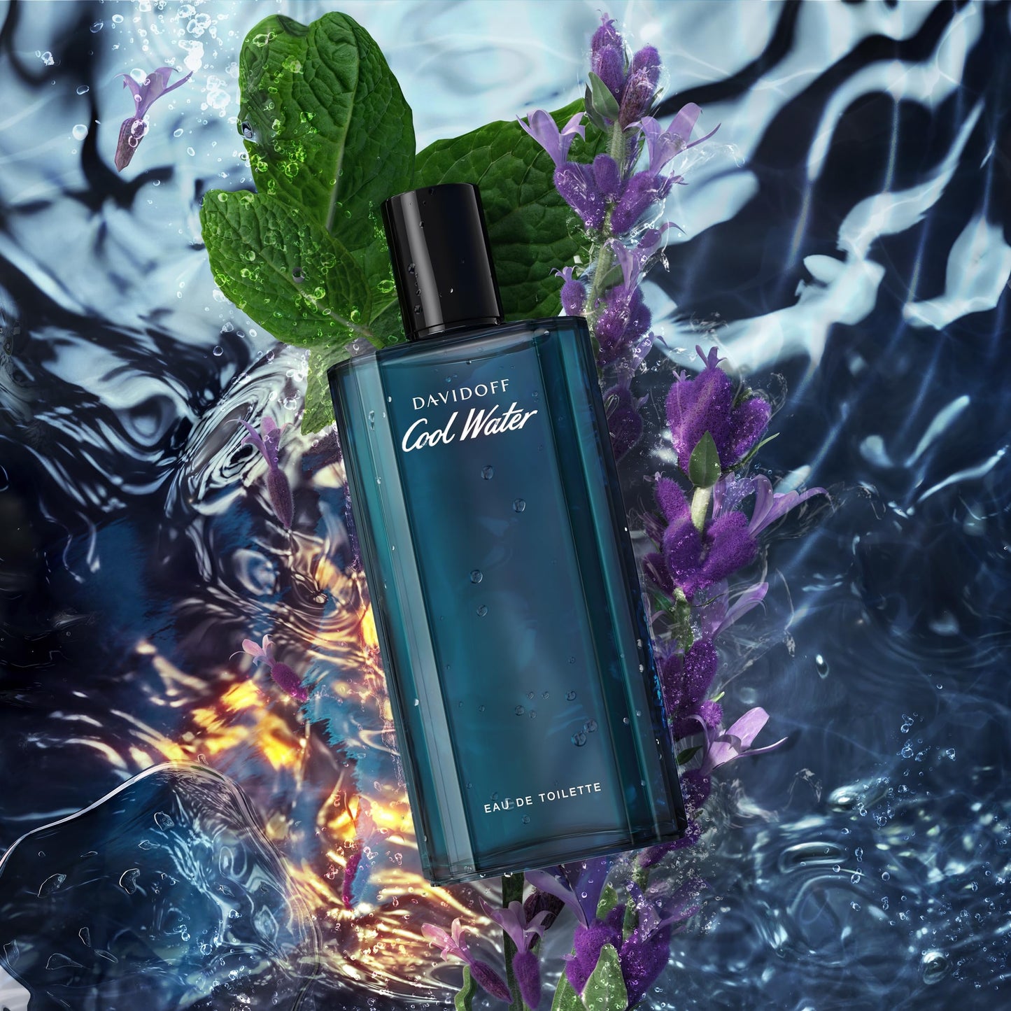 DAVIDOFF Cool Water Man Eau de Toilette, aromatisch-frischer Herrenduft