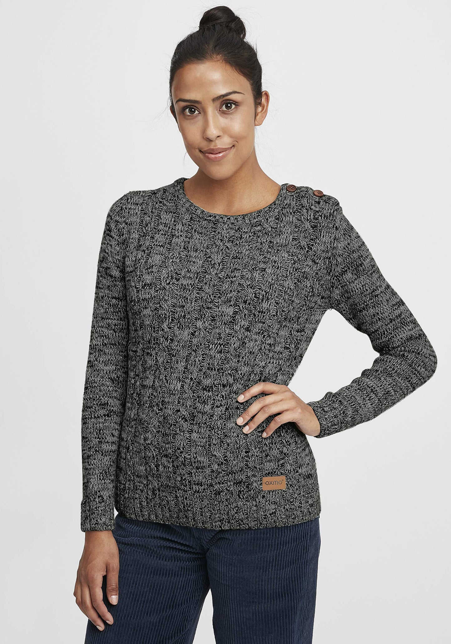OXMO OXPhia Women’s Cable Knit Cotton Sweater