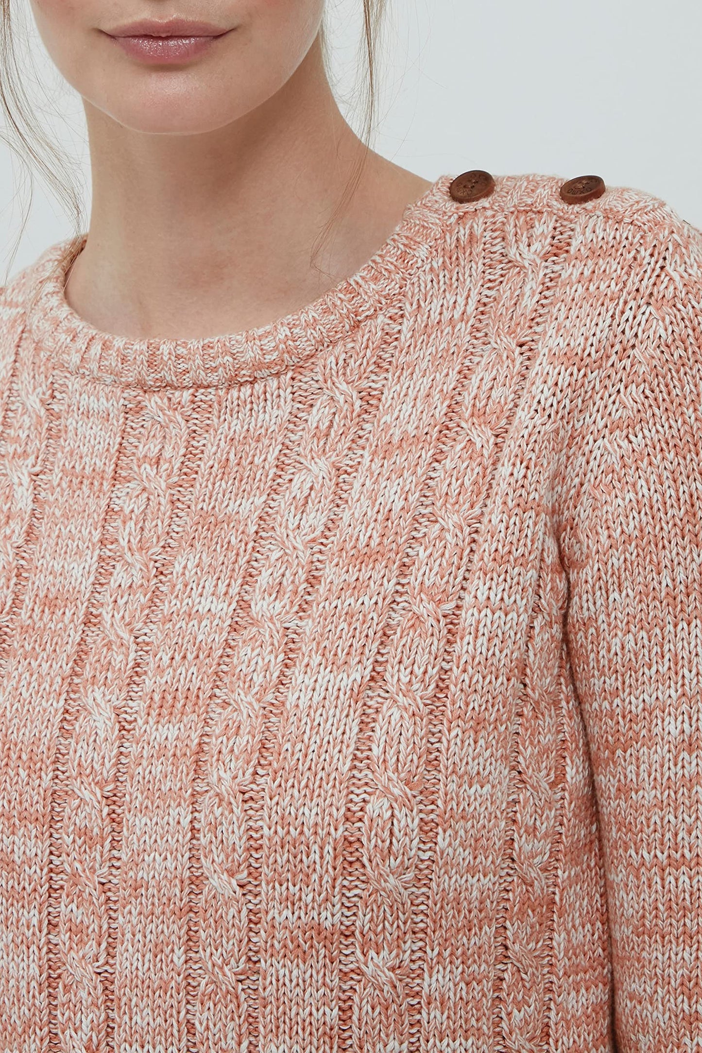 OXMO OXPhia Women’s Cable Knit Cotton Sweater