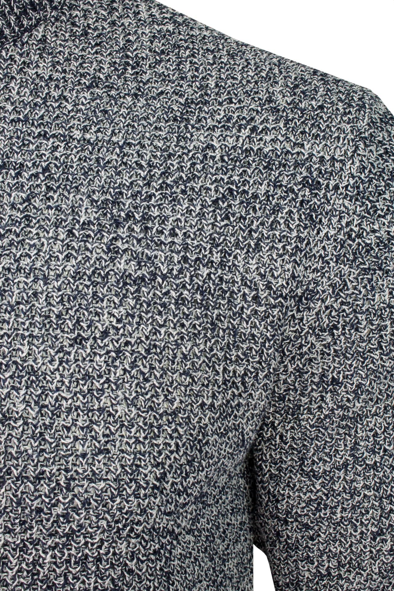 Xact Men’s Waffle Knit Crewneck Sweater – Classic Midweight Pullover