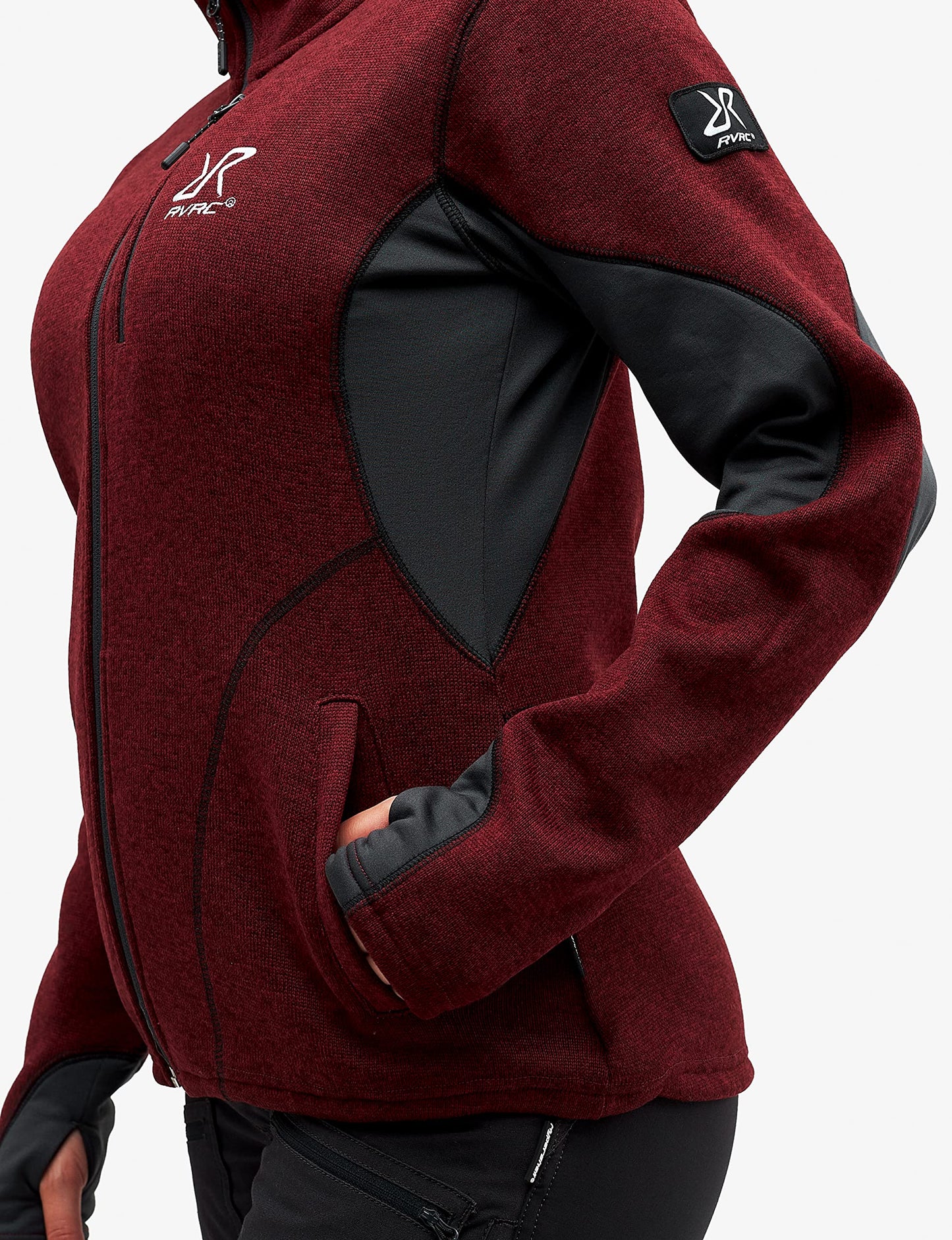 RevolutionRace Women’s Fusion Fleece – Lightweight Outdoor Jacket