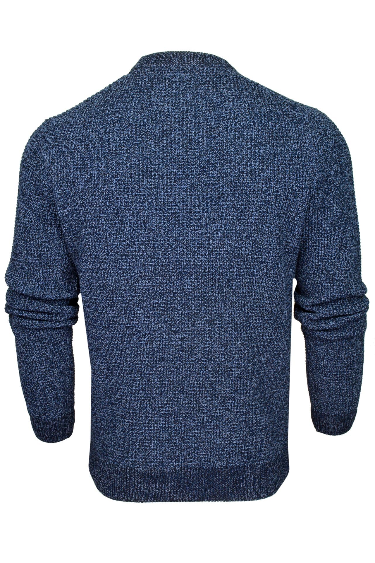 Xact Men’s Waffle Knit Crewneck Sweater – Classic Midweight Pullover