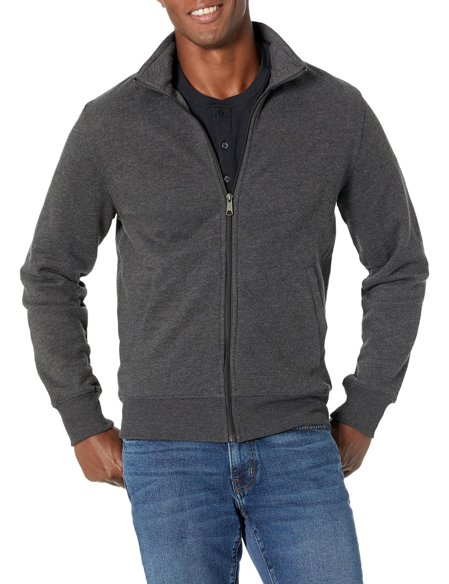 Amazon Essentials Men's Full Zip Fleece Jacket