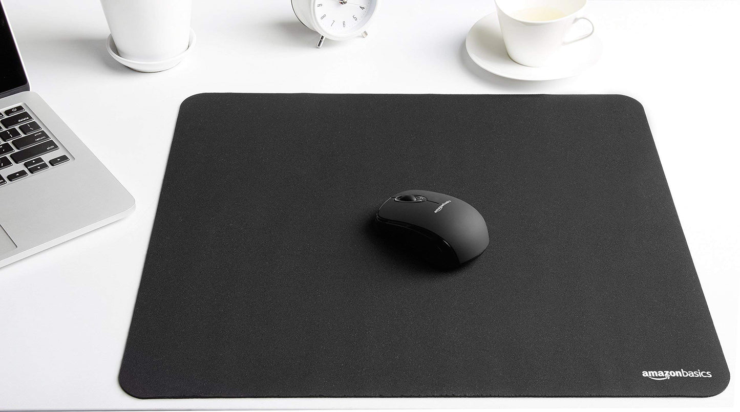 Amazon Basics Großes Rechteckig Gaming-Mauspad, Computer, verlängert, Schwarz